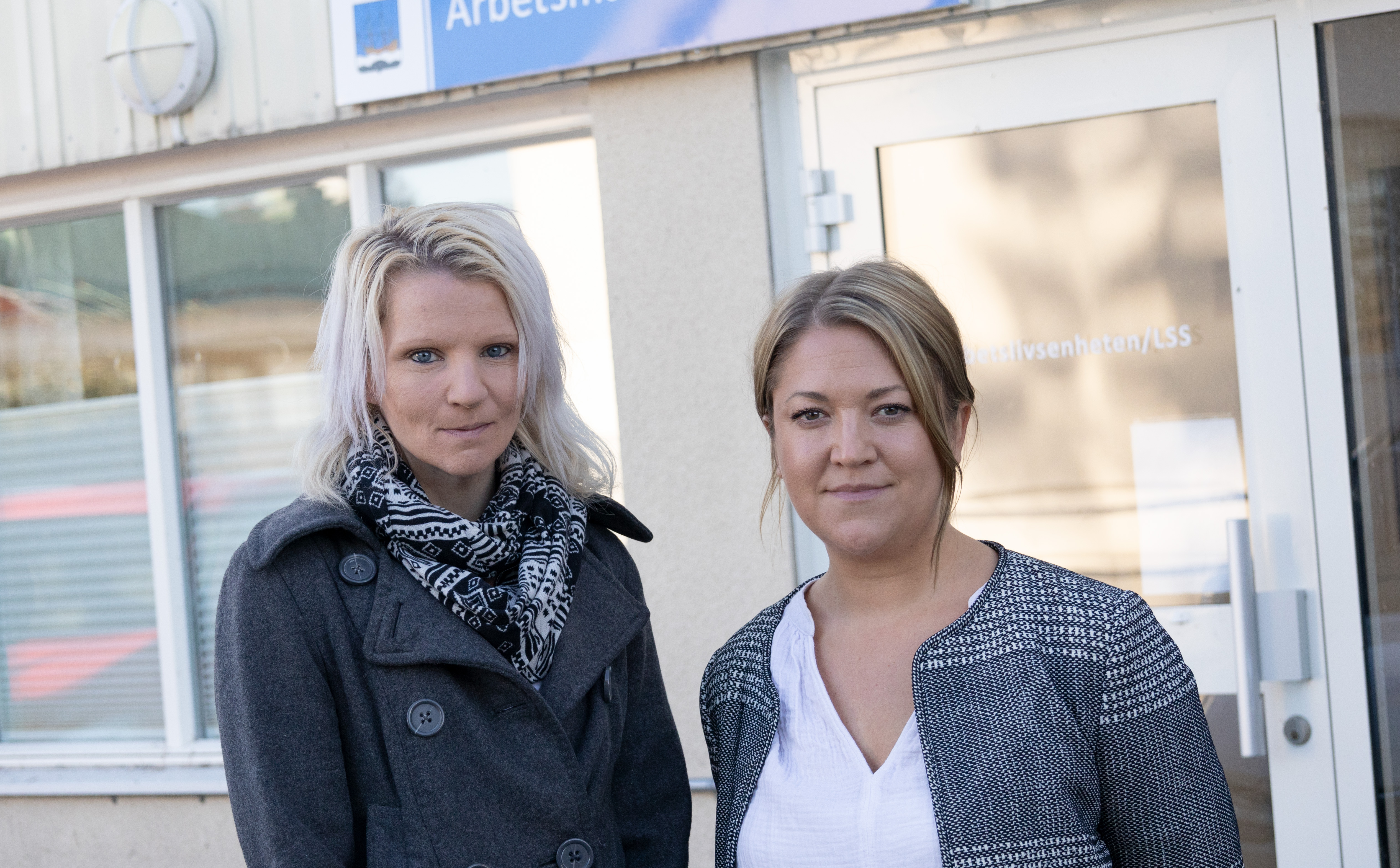 Arbetsmarknadskonsulenterna Sara Fröberg och Camilla Helgen