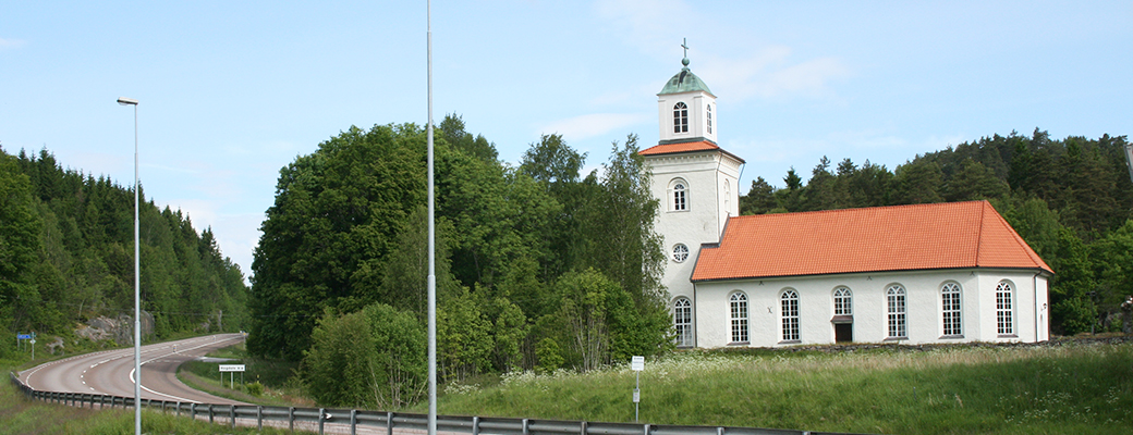 Hogdals kyrka. Foto.