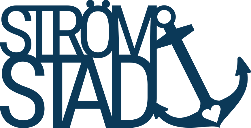 Logo med texten Strömstad.